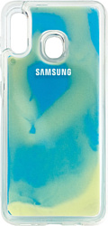 EXPERTS Neon Sand Tpu для Samsung Galaxy A20/A30 (синий)