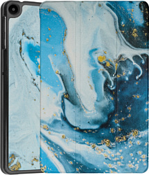 JFK Smart Case для Huawei MatePad SE 10.4 (голубой мрамор)