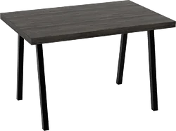 Кухонный стол TMB Loft Слинг Дуб 1500x800 40 мм (эбеновое дерево)