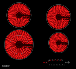 Электрическая варочная панель Renova TC-466L1BS1