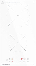Электрическая варочная панель Meferi MIH302WH Power