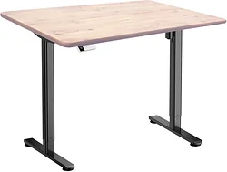 Стол для работы стоя ErgoSmart Wooden Electric Desk Slim 1300х750х27 мм (прямой край, дуб беленый/черный) Стол для работы стоя ErgoSmart Wooden Electric Desk Slim 1300х750х27 мм (прямой край, дуб беленый/черный)