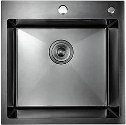Кухонная мойка Stellar S5050NB-S1 (нано черный)