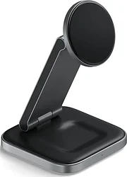 Зарядная станция Satechi 3-in-1 Foldable Qi2 Wireless Charging Stand