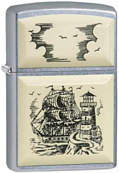 Zippo Scrimshaw Ship 29397