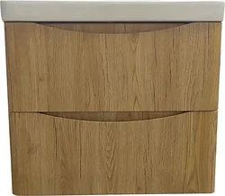 Тумба под умывальник Velvex Clay 60.2Y tpCLA.60.2Y-230 (дуб верона)