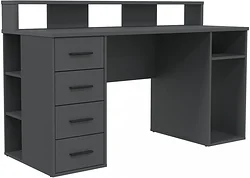 Стол для работы Интерлиния Skill-08 (антрацит/антрацит)