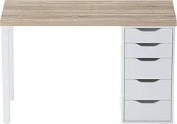 Офисный стол Mio Tesoro Ингар 1/5T (дуб беленый)