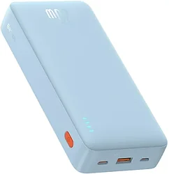 Baseus Airpow Fast Charge Power Bank 20W 20000mAh (голубой)