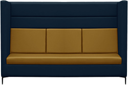 Brioli Дирк трехместный (экокожа, L18-L17 (синий, желтые вставки)