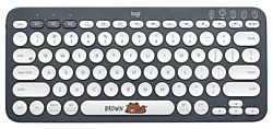 Logitech K380 Line Friends Multi-Device Brown