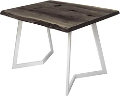 Кухонный стол Buro7 Уиллис 120 (с обзолом и сучками, дуб мореный/белый) Кухонный стол Buro7 Уиллис 120 (с обзолом и сучками, дуб мореный/белый)