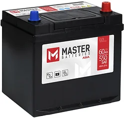 Автомобильный аккумулятор Master Batteries Asia R+ (60Ah) Автомобильный аккумулятор Master Batteries Asia R+ (60Ah)