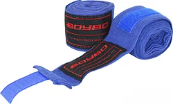 Бинт боксерский BoyBo Хлопок/эластан 2.5 м (синий)