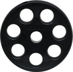 Ivanko Rubber E-Z Lift Olympic Plate ROEZH 25 кг (черный)