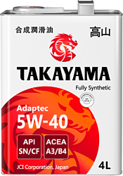 Takayama Adaptec 5W-40 A3/B4 SN/CF 4л