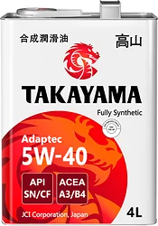 Моторное масло Takayama Adaptec 5W-40 A3/B4 SN/CF 4л