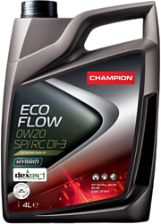 Champion Eco Flow 0W-20 SP/RC D1-3 4л