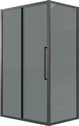 Душевой уголок Grossman Cosmo 100x90x195 120.K33.02.1090.21.10 (черный матовый/тонированно стекло)