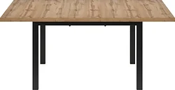Кухонный стол Senira Велес 100x60 (дуб вотан/опора черная) Кухонный стол Senira Велес 100x60 (дуб вотан/опора черная)