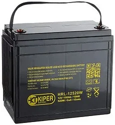 Аккумулятор для ибп Kiper HRL-12520W