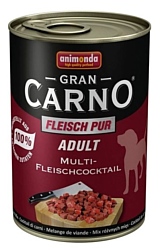 Animonda GranCarno Fleisch pur Adult для собак мультимясной коктейль (0.4 кг) 1 шт.