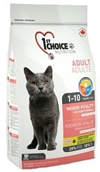 1st Choice (10 кг) INDOOR VITALITY for ADULT CATS