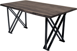 Кухонный стол Buro7 Призма 180 (с обзолом, дуб мореный/черный) Кухонный стол Buro7 Призма 180 (с обзолом, дуб мореный/черный)