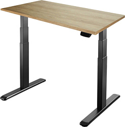 ErgoSmart Unique Ergo Desk 1360x800x36мм (дуб натуральный/черный)