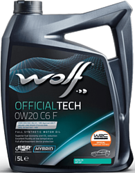 Wolf OfficialTech 0W-20 C6 F 5л