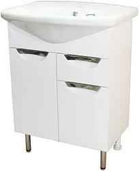 Тумба под умывальник СанитаМебель Тумба Камелия 65 Д3 с умывальником Новая Грань