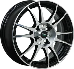 Колесный диск Megami MGM-3 6x15/5x100 D57.1 ET38 Черный с полировкой