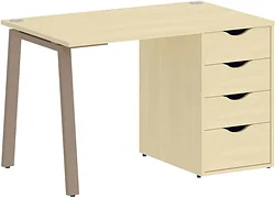 Стол для работы Riva Home Office VR.SP-3-118.4.A Мокко (клен)