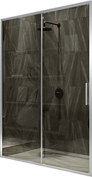 Душевая дверь MaybahGlass 195x120 MGD-1541-5 (бронза стекло/хром матовый)