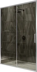 Душевая дверь MaybahGlass 195x120 MGD-1541-5 (бронза стекло/хром матовый)