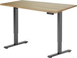 Стол для работы стоя ErgoSmart Electric Desk Prime 1380х800х25 мм (дуб натуральный/черный) Стол для работы стоя ErgoSmart Electric Desk Prime 1380х800х25 мм (дуб натуральный/черный)