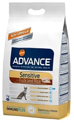 Advance Cat Sensitive утка и рис (1.5 кг)