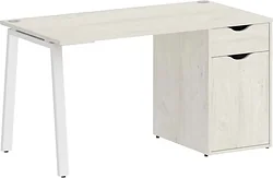 Стол для работы Riva Home Office VR.SP-3-138.1.A White (дуб наварра)