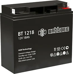 Аккумулятор для ибп BattBee BT 1218 Ач Аккумулятор для ибп BattBee BT 1218 Ач