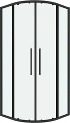 Душевой уголок Grossman Cosmo 80x80x195 301.K33.02.8080.21.00 (черный матовый/прозрачное стекло)