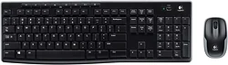 Набор клавиатуры и мыши Logitech Wireless Combo MK270 black USB (нет кирилицы) Набор клавиатуры и мыши Logitech Wireless Combo MK270 black USB (нет кирилицы)