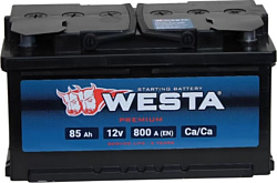 Автомобильный аккумулятор Westa 6СТ-85 VLR Euro низкий R+ (85Ah)