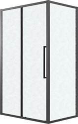 Душевой уголок Grossman Cosmo 130x90x195 120.K33.02.1390.21.02 (черный матовый/стекло шиншилла)