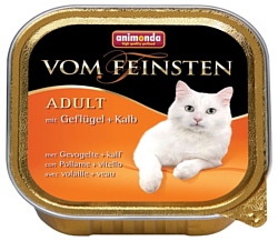 Animonda Vom Feinsten Adult для кошек с домашней птицей и телятиной (0.1 кг) 1 шт.