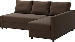 Угловой диван Ikea Фрихетэн 104.191.44 (шифтебу коричневый) Угловой диван Ikea Фрихетэн 104.191.44 (шифтебу коричневый)