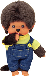 Monchhichi Мальчик в комбинезоне и желтой футболке 243563