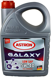 Моторное масло Astron Galaxy LOW SAP 5W-40 4л