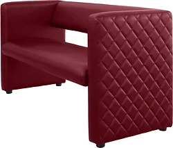 Прямой диван Brioli Джино двухместный 1.3м (L16/вишневый) Прямой диван Brioli Джино двухместный 1.3м (L16/вишневый)