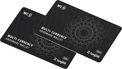 Аппаратный криптокошелек Tangem Wallet набор из 2 карт (черный)