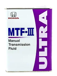 Трансмиссионное масло Honda MTF-III Ultra 4л